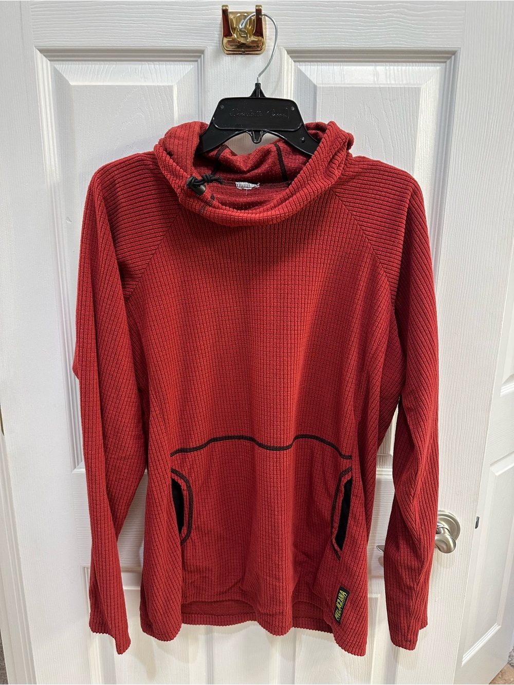 Melanzana Men's Medium Red Brick Hoodie